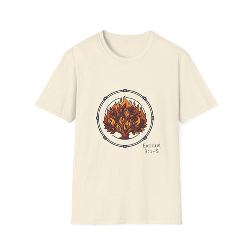 Burning Bush T-Shirt - Exodus 3:1-5 Christian Faith Tee