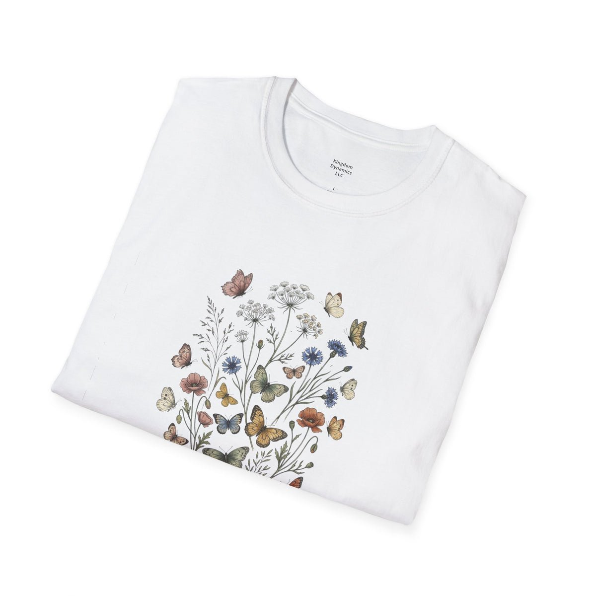 Butterfly Faith T-Shirt — "I Can Do All Things Through Christ" Inspirational Christian Tee
