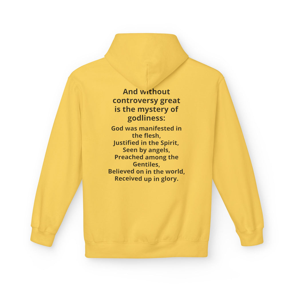 Holy Bible Hoodie — 1 Timothy 3:16 Scripture Pullover