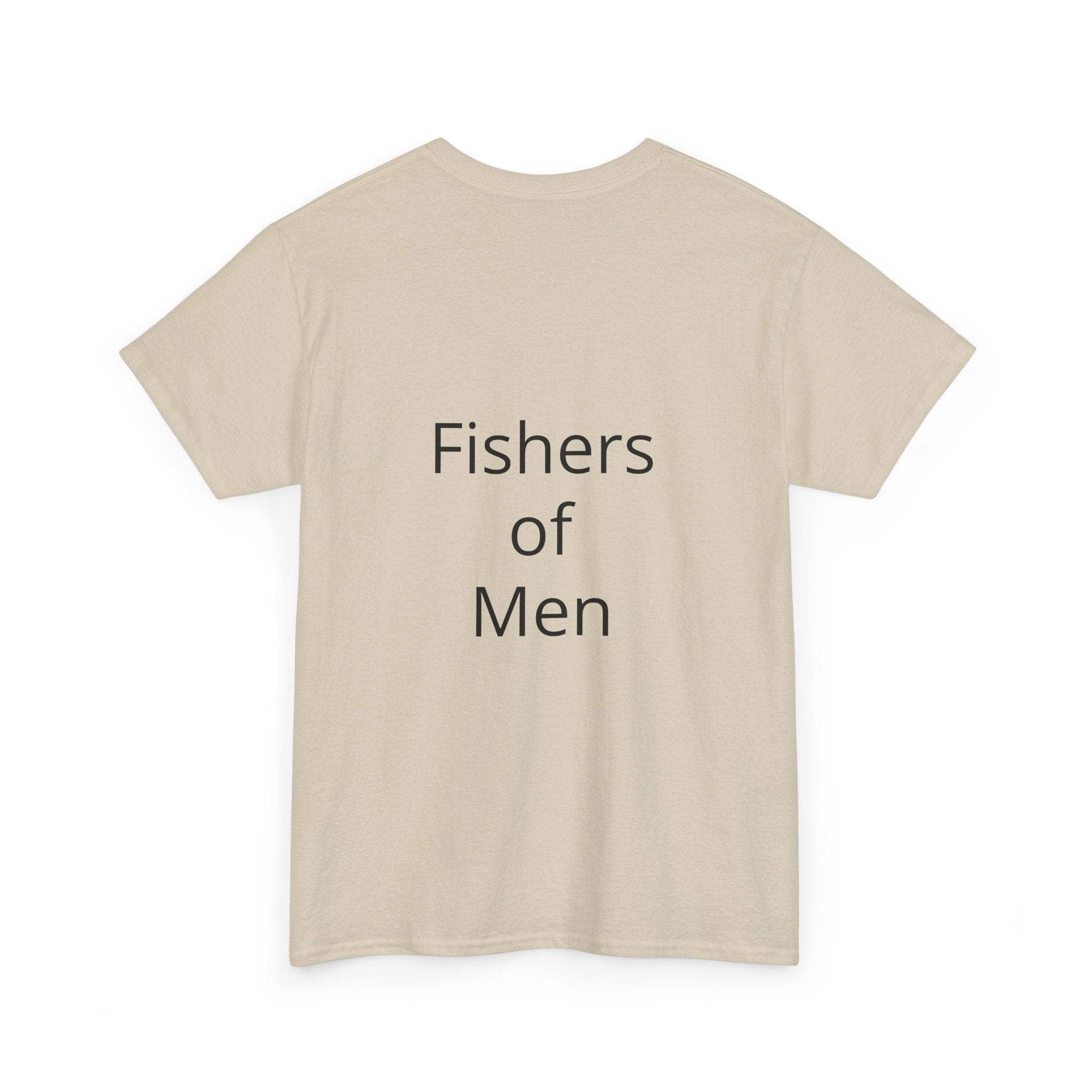 Christian Fish Tee — "Fish of Life" Front + "Fishers of Men" Back