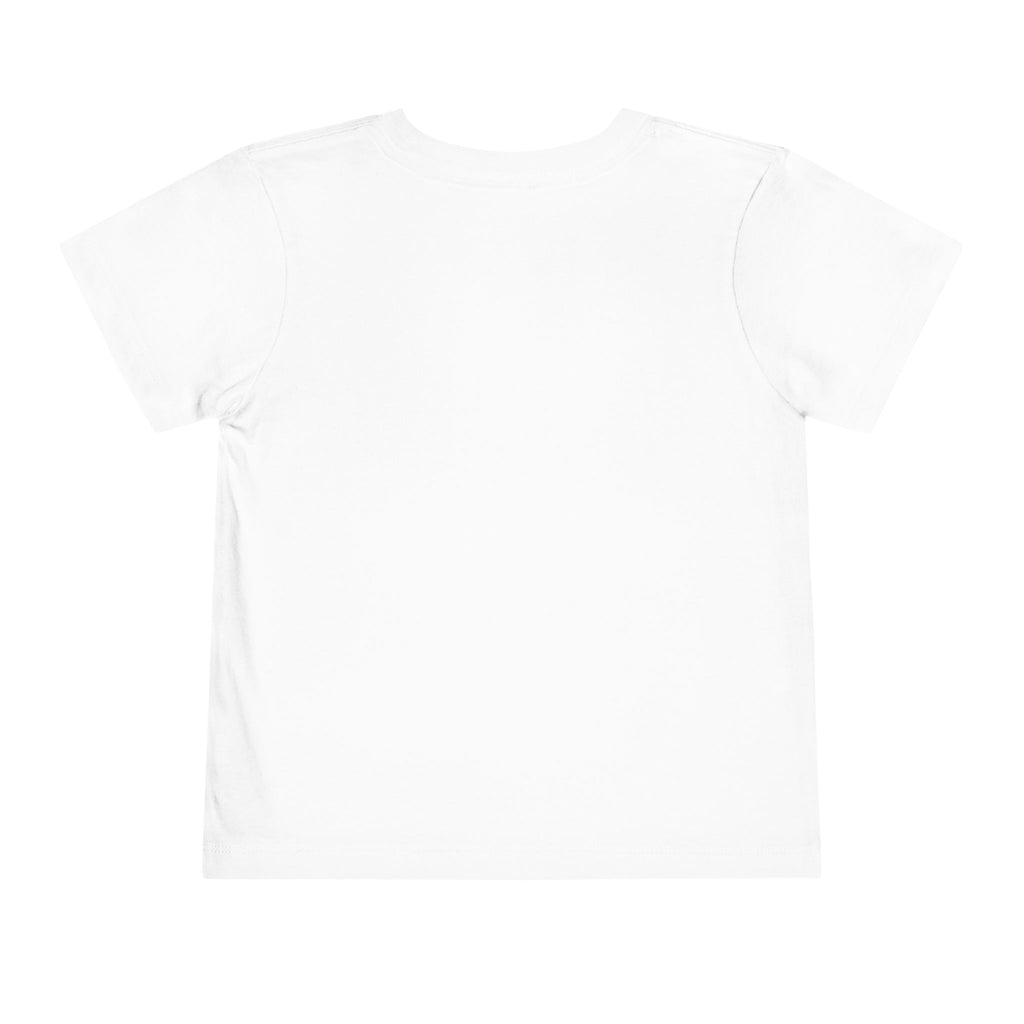 Toddler Tee — American Flag with 'If the Son therefore shall make you free, ye shall be free indeed' Patriotic Christian Kids Shirt