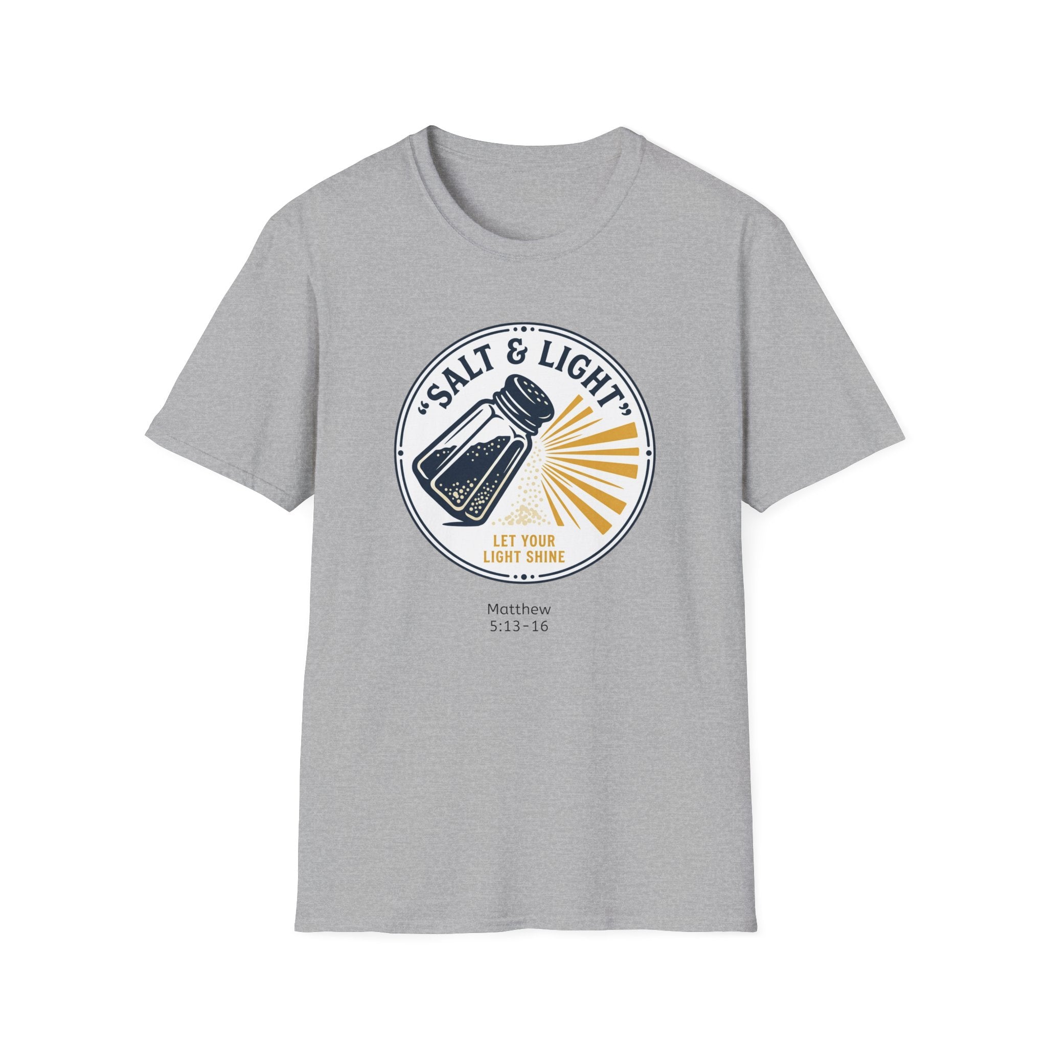 Salt & Light T‑Shirt — Matthew 5:13-16 Inspirational Christian Tee
