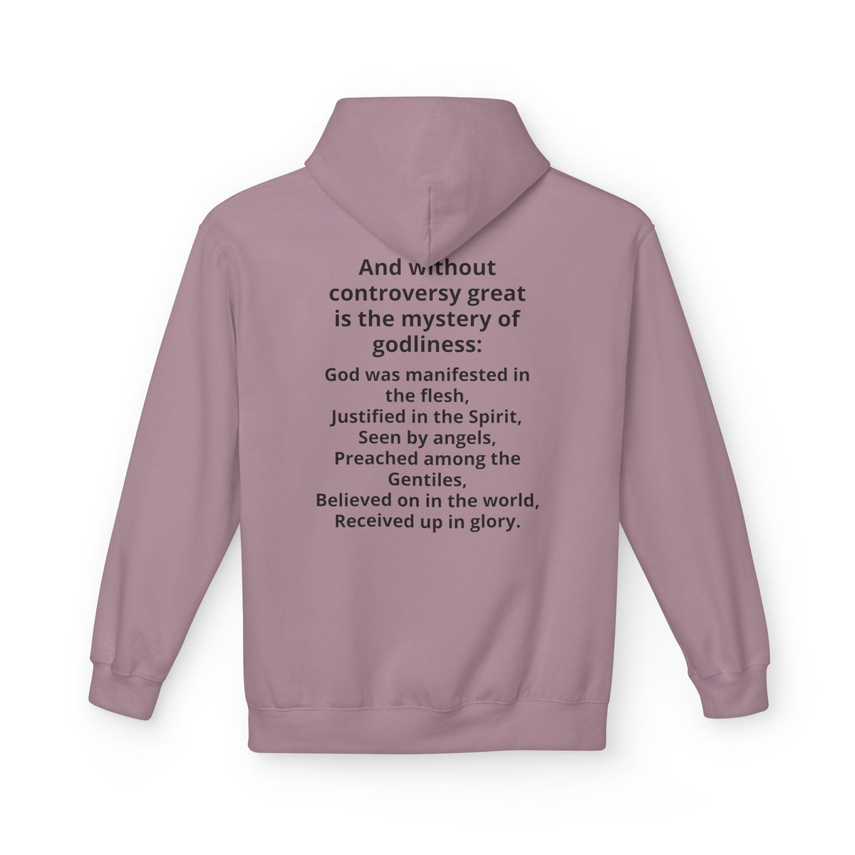 Holy Bible Hoodie — 1 Timothy 3:16 Scripture Pullover