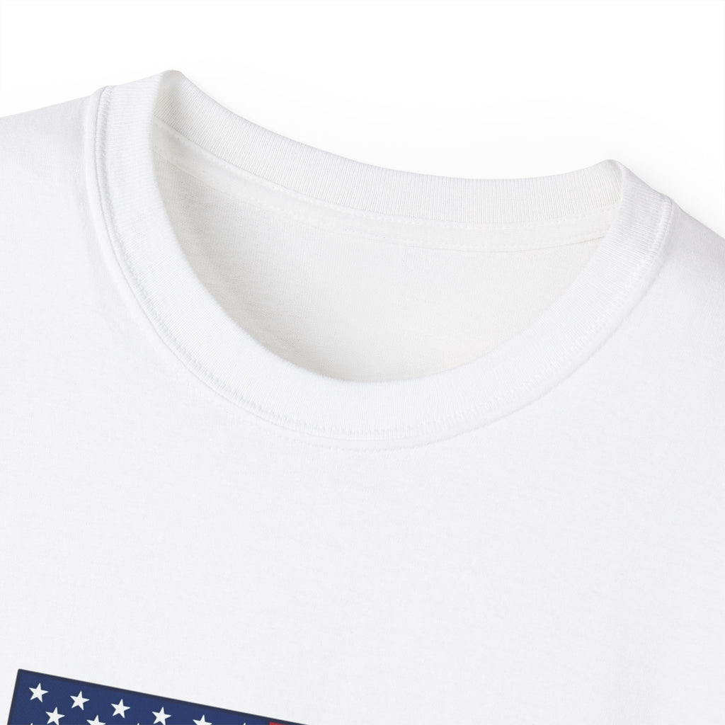 American Flag Psalm 33:12 T-Shirt — Patriotic Christian Tee