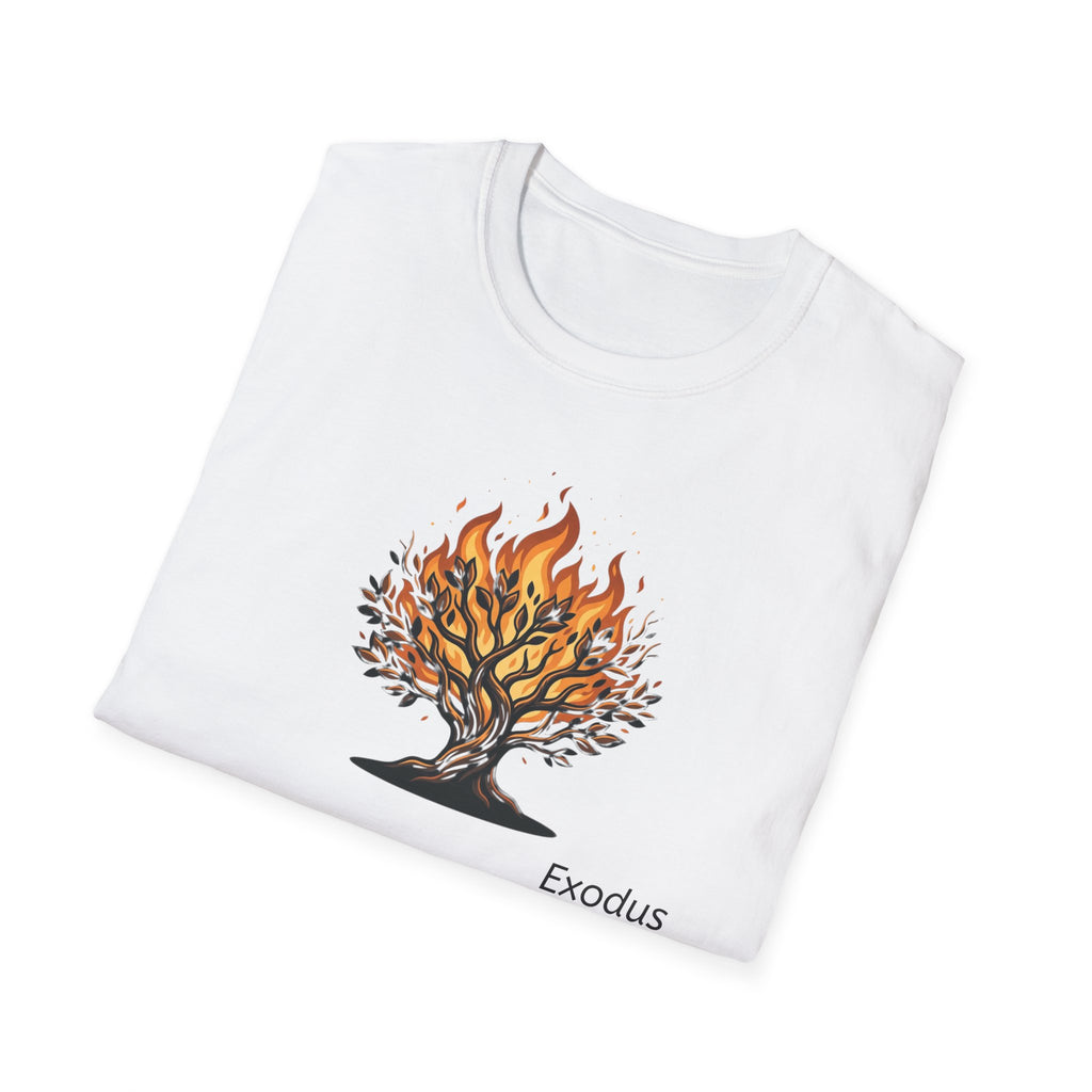 Burning Bush T-Shirt - Exodus 3:1-5 Christian Faith Tee