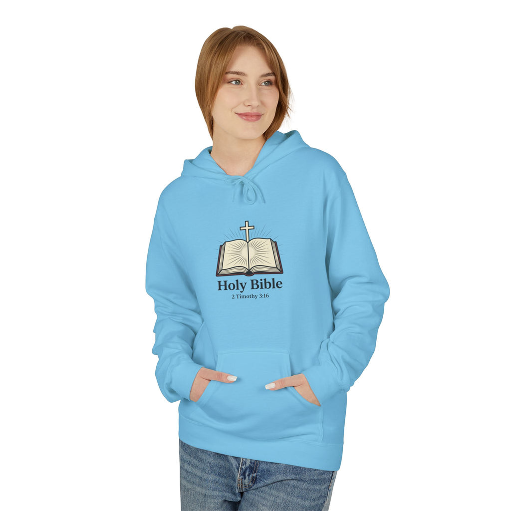Holy Bible Hoodie — 1 Timothy 3:16 Scripture Pullover