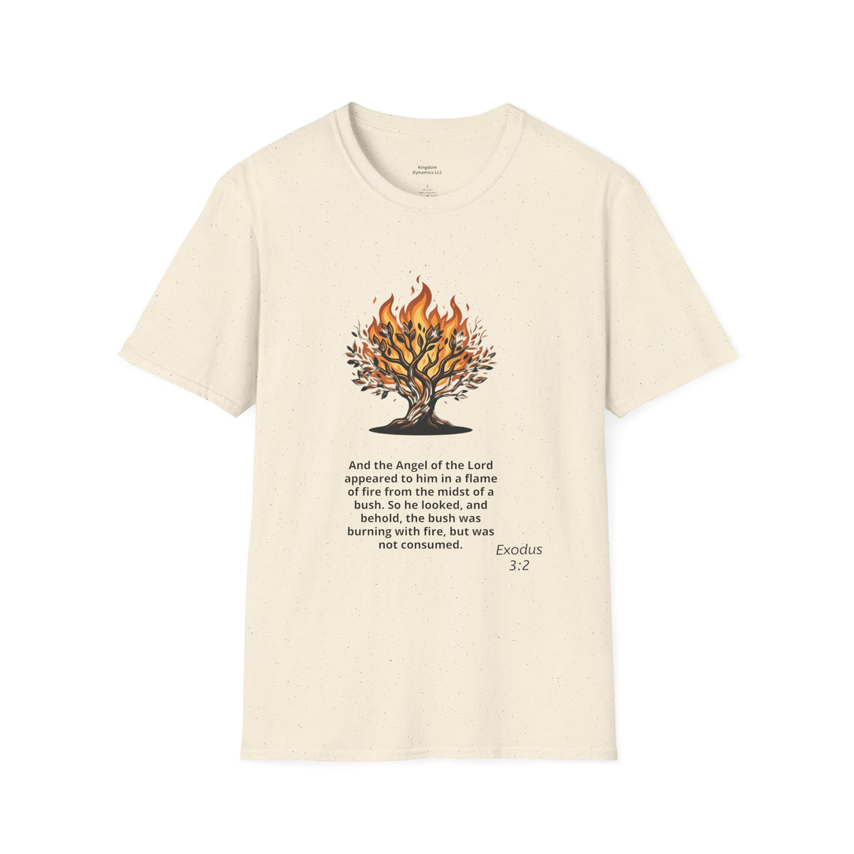 Burning Bush T-Shirt - Exodus 3:1-5 Christian Faith Tee
